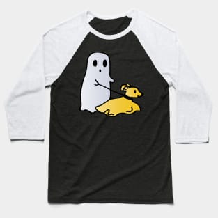 ghost walking dog Baseball T-Shirt